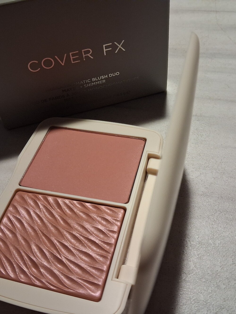 COVER FX Pink Blush Duo — Matte & Shimmer Pink Pair MOJAVE MAUVE